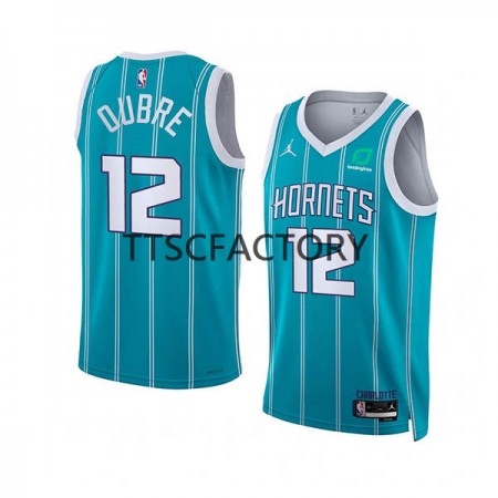 Maglia NBA Charlotte Hornets Kelly Oubre 12 Nike 2022-23 Jordan Edition Teal Swingman - Uomo